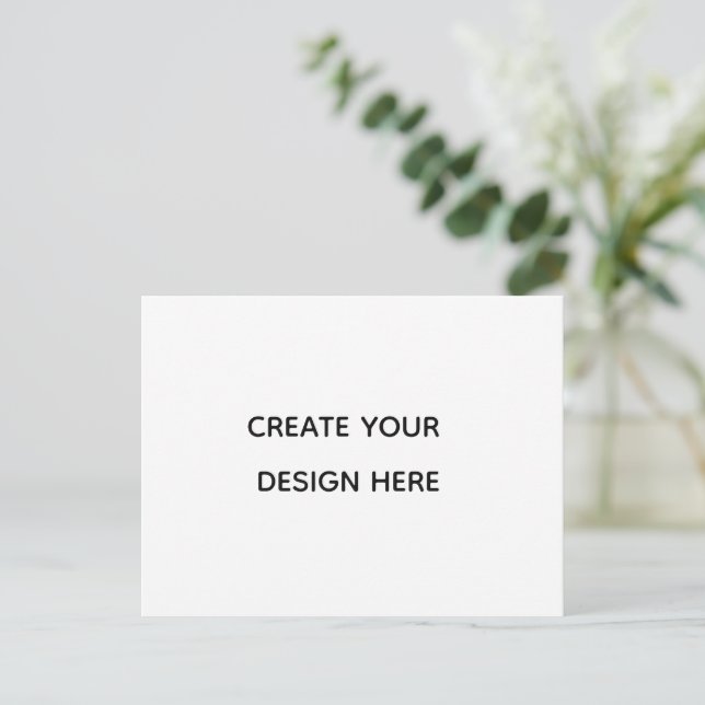 Create your design here add your text logo hare postcard (Standing Front)