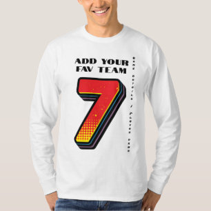 Create your Favourite Team 7 Football /Soccer T-Shirt