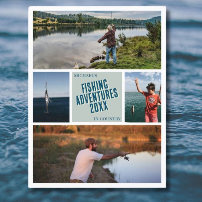 Create your fishing adventure photo Postcard (Creator Uploaded)