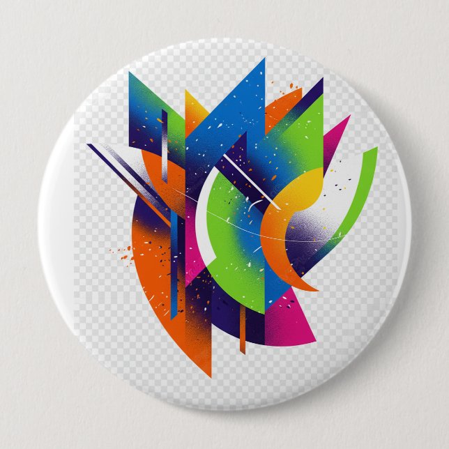 create your future_positive mindset 10 cm round badge (Front)