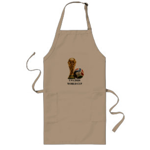 create your future-with positive mindset long apron