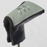 Create Your Monogram Light Green Putter