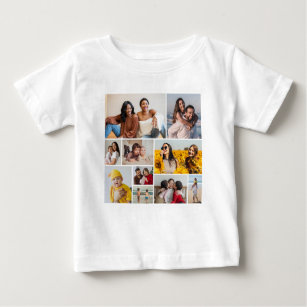 Create Your Own 10 Photo Collage Baby T-Shirt