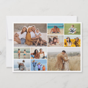 Create Your Own 10 Photo Collage Card