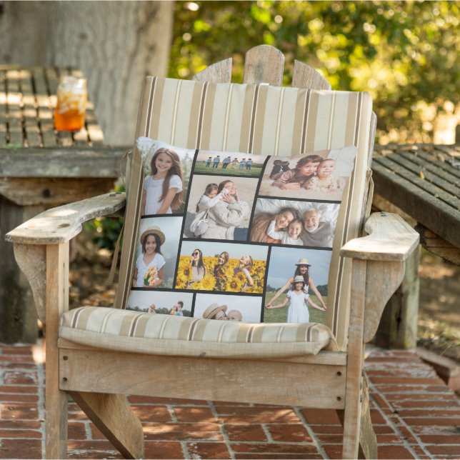 Create Your Own 10 Photo Collage Cushion (Chair)