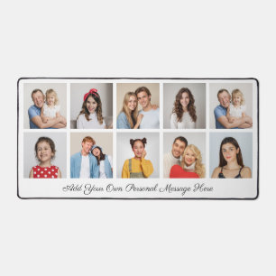 Create Your Own 10 Photo Collage  Desk Mat