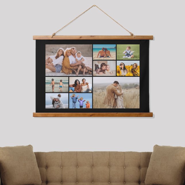Create Your Own 10 Photo Collage Hanging Tapestry (10 Photo Collage Hanging Tapestry)