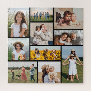 Create Your Own 10 Photo Collage Jigsaw Puzzle