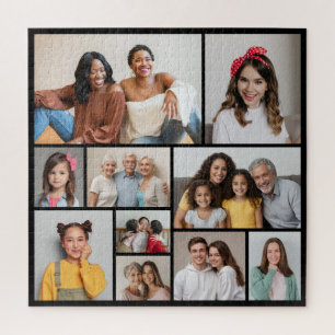 Create Your Own 10 Photo Collage Jigsaw Puzzle