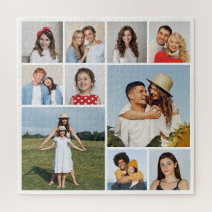 Create Your Own 10 Photo Collage Jigsaw Puzzle