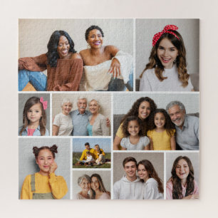 Create Your Own 10 Photo Collage Jigsaw Puzzle