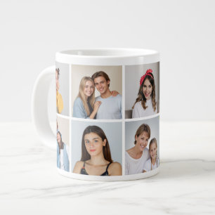 Create Your Own 10 Photo Collage Large Coffee Mug