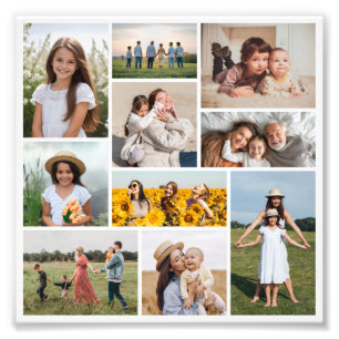 Create Your Own 10 Photo Collage Photo Enlargement