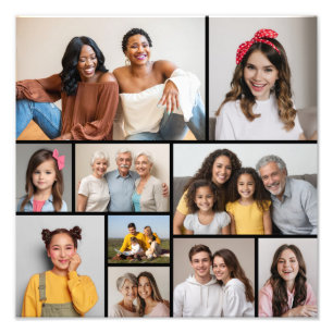 Create Your Own 10 Photo Collage Photo Enlargement Print