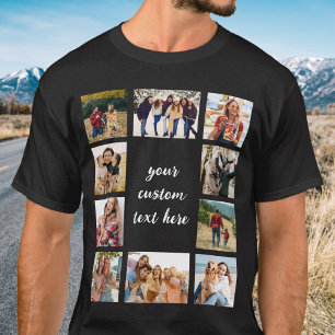 Create Your Own 10 Photo Collage T-Shirt