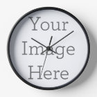 Create Your Own 10" White-Framed Wall Clock