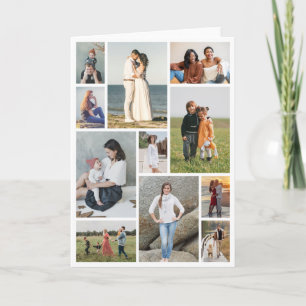 Create Your Own 11 Photo Collage Card