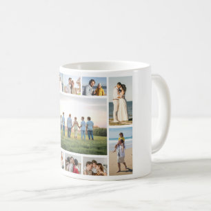Create Your Own 11 Photo Collage Coffee Mug