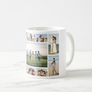 Create Your Own 11 Photo Collage Coffee Mug