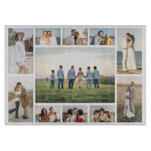 Create Your Own 11 Photo Collage Cutting Board