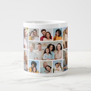 Create Your Own 11 Photo Collage Large Coffee Mug