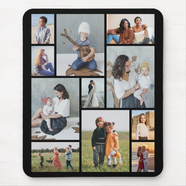 Create Your Own 11 Photo Collage Mouse Pad (Front)