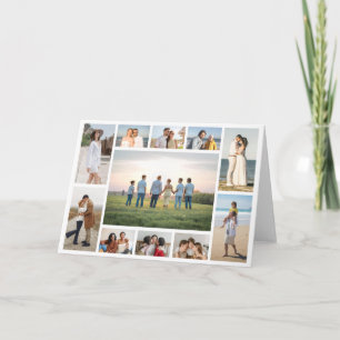 Create Your Own 11 Photo Collage  Note Card