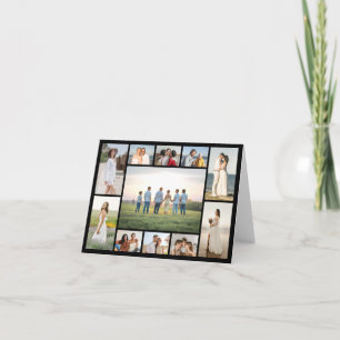 Create Your Own 11 Photo Collage Note Card