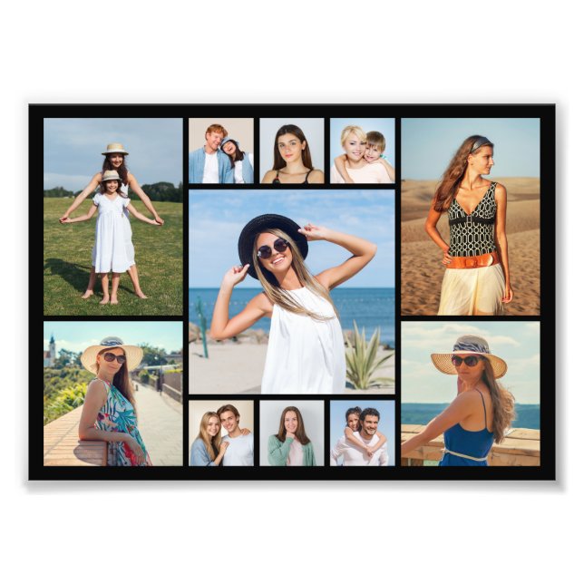 Create Your Own 11 Photo Collage Photo Enlargement (Front)