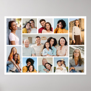 Create Your Own 11 Photo Collage  Poster