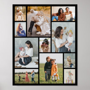 Create Your Own 11 Photo Collage Poster