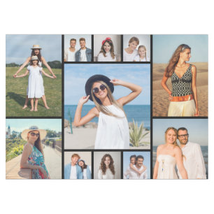 Create Your Own 11 Photo Collage Tablecloth
