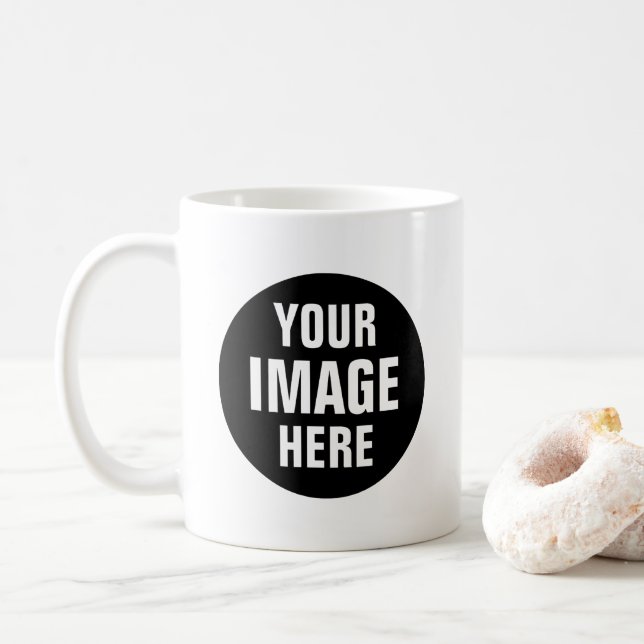 Create Your Own 11oz Two Tone Coffee Mug (With Donut)