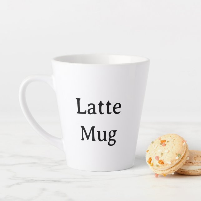 Create Your Own 12 oz Small Latte Mug (In Situ)