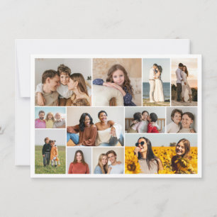 Create Your Own 12 Photo Collage  Card