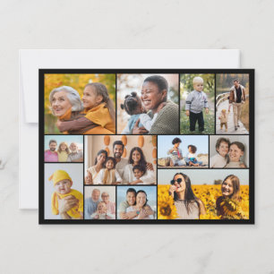 Create Your Own 12 Photo Collage Card