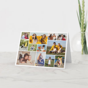 Create Your Own 12 Photo Collage Card