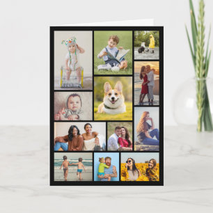 Create Your Own 12 Photo Collage Card