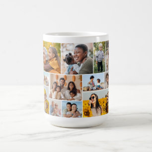 Create Your Own 12 Photo Collage  Coffee Mug