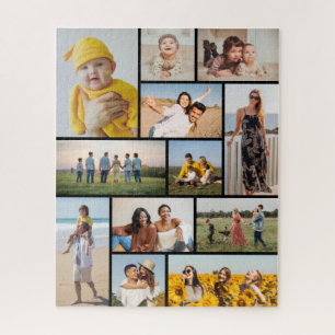 Create Your Own 12 Photo Collage Jigsaw Puzzle