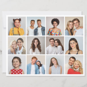 Create Your Own 12 Photo Collage Paper Sheet
