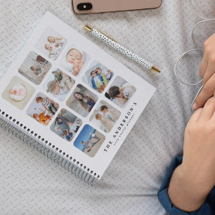 Create Your Own 12 Photo Collage Personalised Year Planner