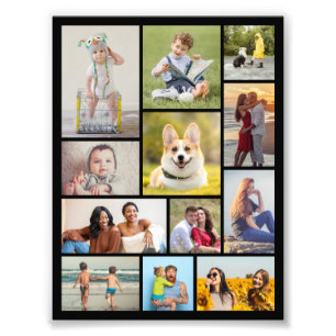 Create Your Own 12 Photo Collage Photo Enlargement