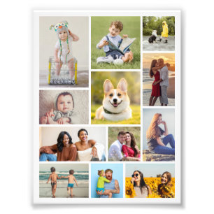 Create Your Own 12 Photo Collage Photo Enlargement