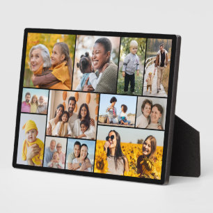 Create Your Own 12 Photo Collage Plaque
