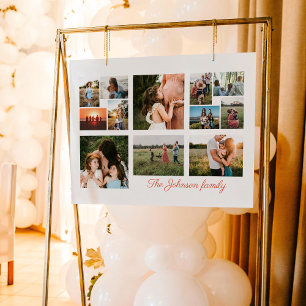 Create Your Own 12 Photo Collage Poster