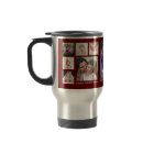 Create Your Own 13 Family Photo Collage Maroon