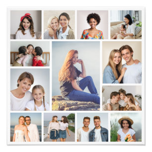 Create Your Own 13 Photo Collage Photo Enlargement Print
