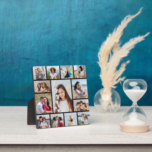 Create Your Own 13 Photo Collage Plaque (Insitu)