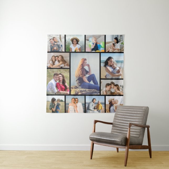 Create Your Own 13 Photo Collage Tapestry (In Situ)